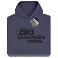 Мужское худи Balenciaga мужской синий 157137-1