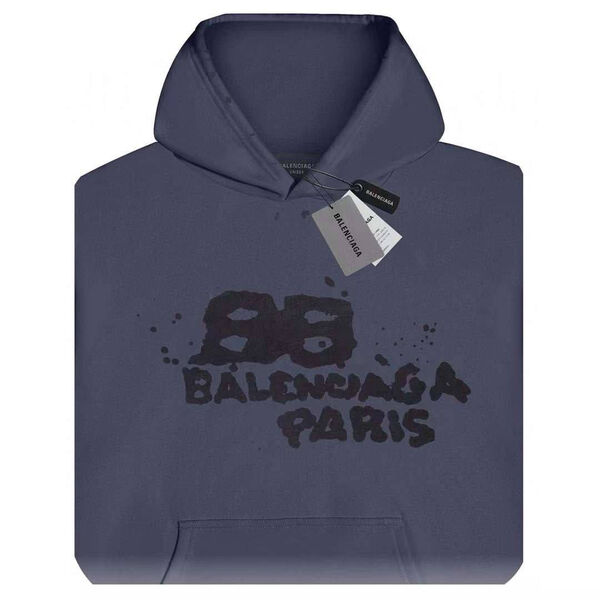 Мужское худи Balenciaga мужской синий 157137