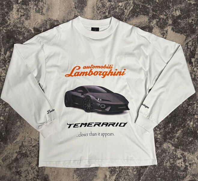Мужской лонгслив Balenciaga мужской белый 175889