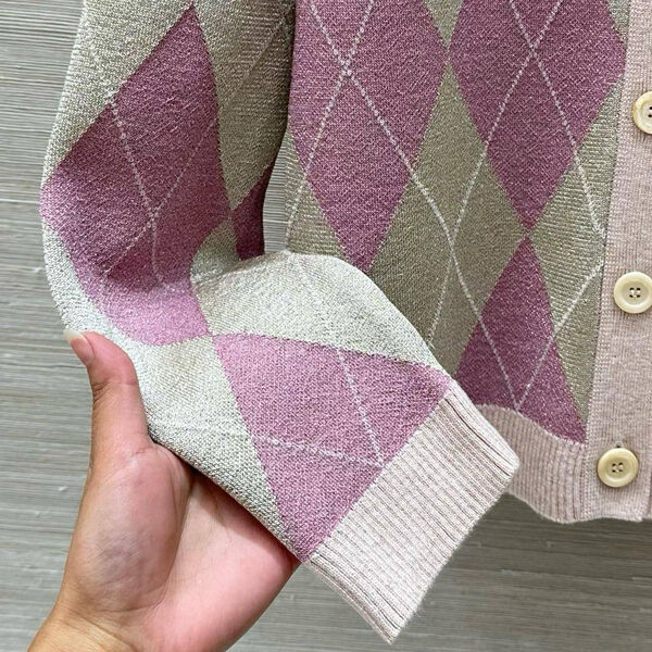 Кардиган Gucci женский вязаная ткань фиолетовый 179294-6