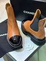 Ботинки Chanel женский кожа 125857-2
