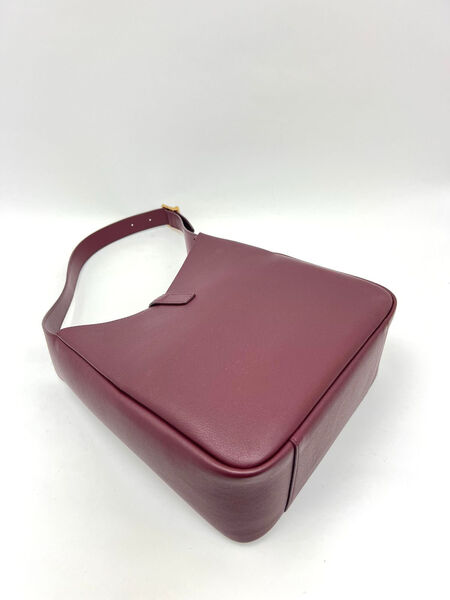 Сумка Saint Laurent женский кожа бордовый 143499-3