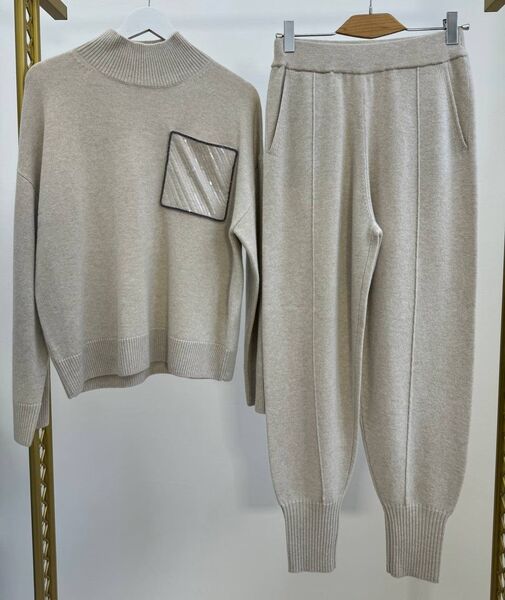 Костюм Brunello Cucinelli женский графитовый 163082