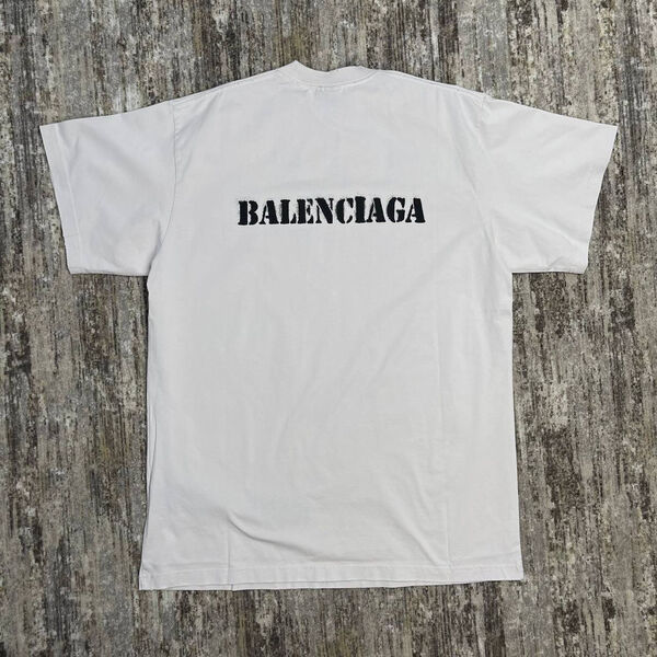 Мужская футболка Balenciaga мужской белый 144341-3