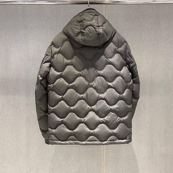 Мужской пуховик Moncler мужской графитовый 161276-8
