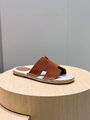 Мужские шлепки Hermès мужской замша 153420-3
