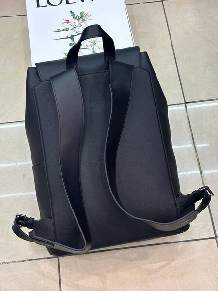 Мужской рюкзак Loewe мужской кожа черный 171767-7
