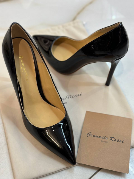 Туфли Gianvito Rossi женский кожа черный 80106-5