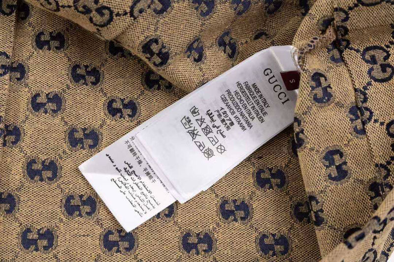 Мужская рубашка Gucci мужской бежевый 173321-8