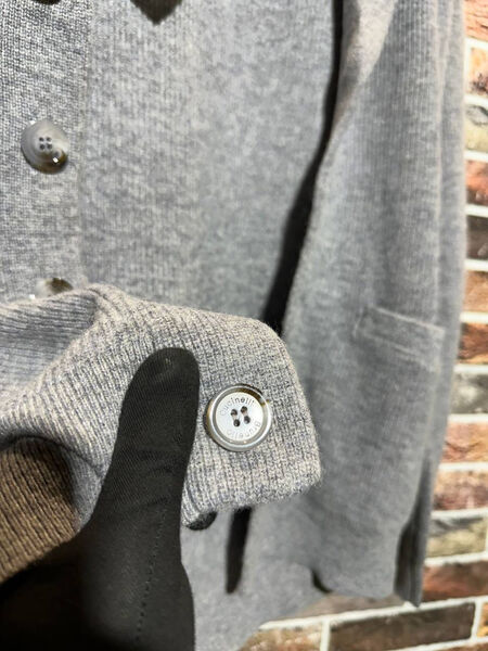 Мужской кардиган Brunello Cucinelli мужской графитовый 159119-8