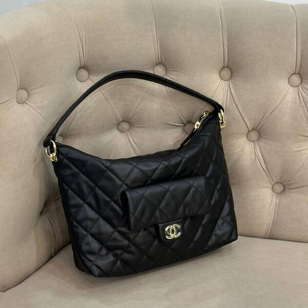 Сумка Chanel женский кожа черный 127959-5