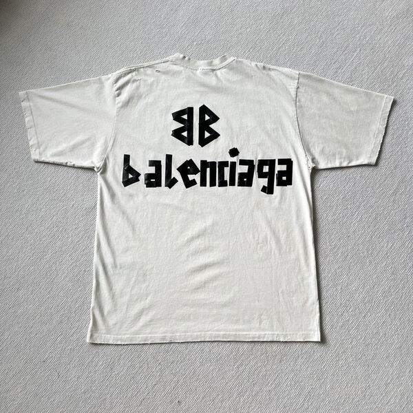 Мужская футболка Balenciaga мужской графитовый 158007-4