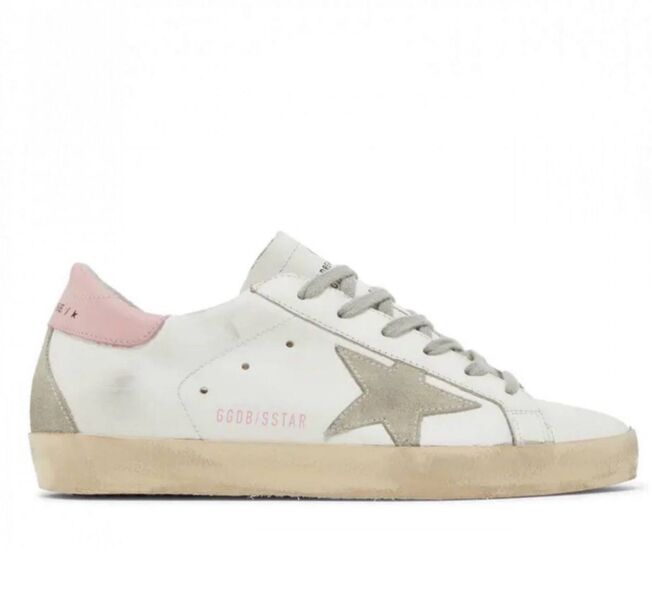 Кеды Golden Goose женский кожа белый 197198