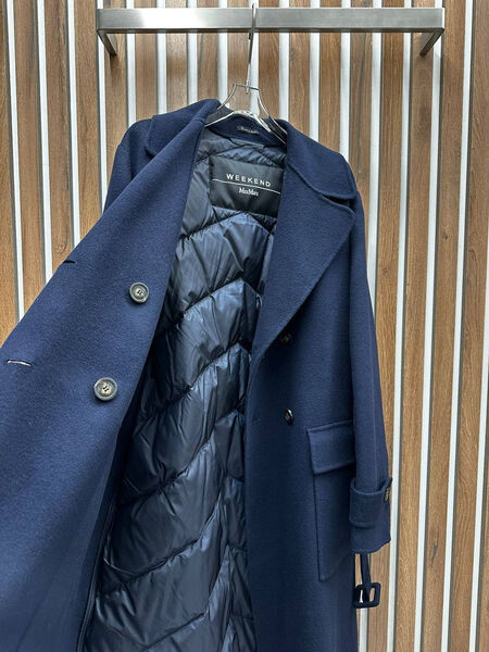 Пальто Max Mara женский синий 134627-3