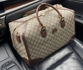 Дорожная сумка Gucci женский канва бежевый 96956-1
