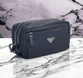Мужской несессер косметичка Prada мужской нейлон черный 149972-4