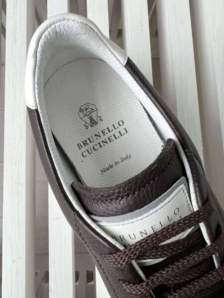 Мужские кеды Brunello Cucinelli мужской кожа 140569-7