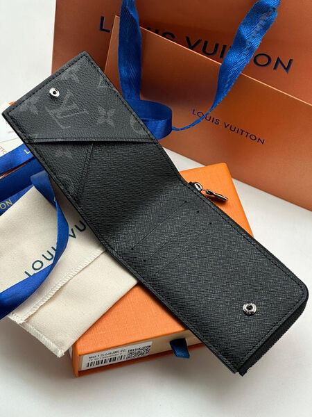 Картхолдер Louis Vuitton мужской кожа черный 107719-3