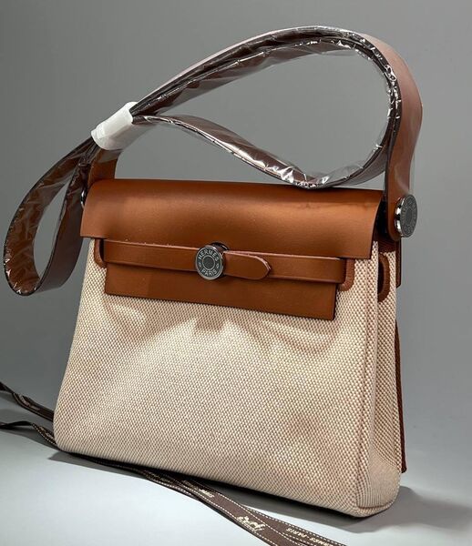 Сумка Hermèsherbag Mini женский кожа графитовый 191378