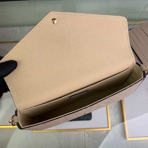 Сумка Louis Vuitton женский кожа бежевый 76160-7