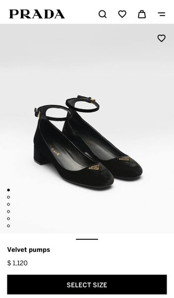Туфли Prada женский черный 139923-5