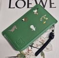Картхолдер Loewe женский кожа болотный 186090-1