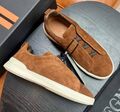 Мужские кеды Zegna мужской замша бежевый 165767-1