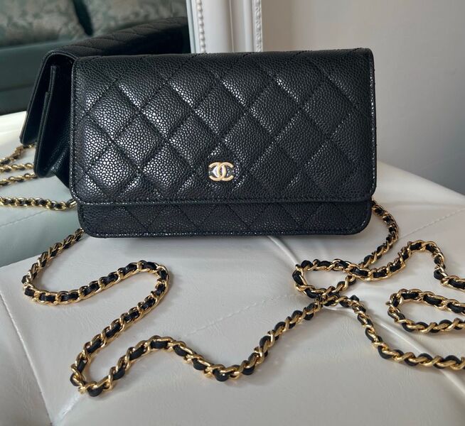 Сумка Chanel Mini женский кожа черный 143075