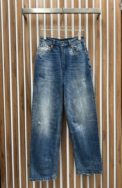 Джинсы Balenciaga женский джинса синий 114888-2