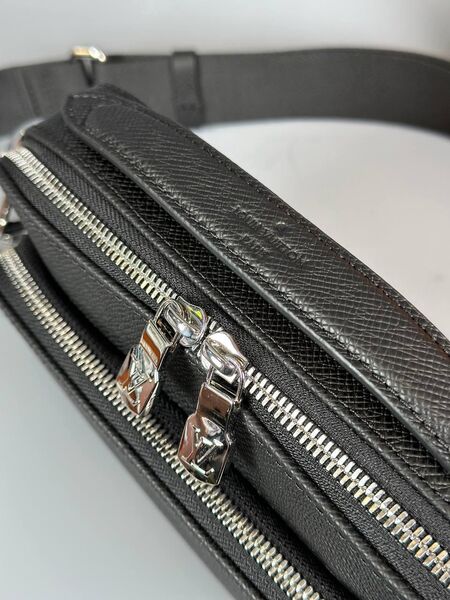 Мужская сумка мессенджер Louis Vuitton мужской кожа черный 167084-9
