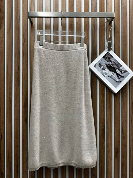 Костюм Brunello Cucinelli женский вязаная ткань графитовый 166634-5