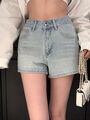 Шорты Chanel женский джинса графитовый 190794-2