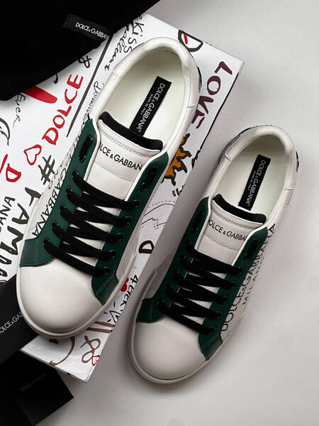 Мужские кеды Dolce&Gabbana мужской кожа белый 131250-5