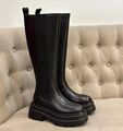 Сапоги Alexander Wang женский кожа swift черный,серебристый 135448