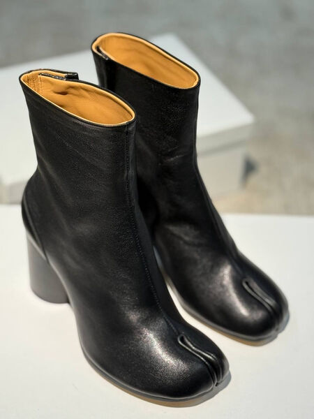 Ботильоны Maison Margiela женский кожа черный 198833-2