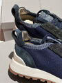 Кроссовки Brunello Cucinelli женский текстиль синий 152742-3