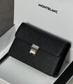 Мужской клатч Montblanc мужской кожа черный 195471-3