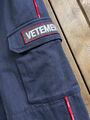 Мужские брюки Vetements мужской синий 194466-7