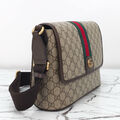 Мужская сумка мессенджер Gucci мужской канва бежевый 147907-6