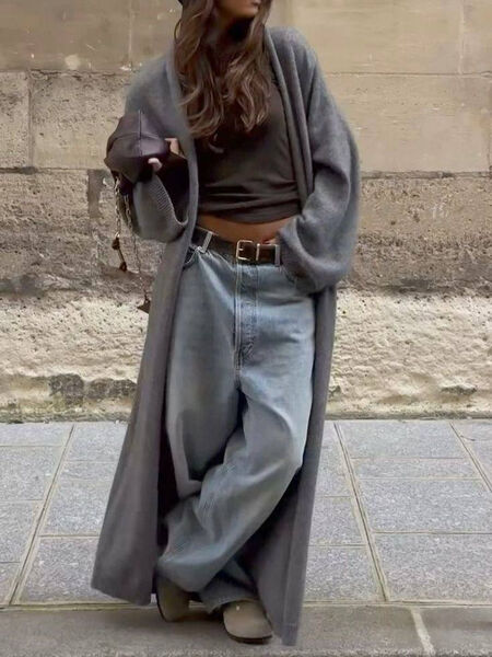 Кардиган Brunello Cucinelli женский вязаная ткань графитовый 198970