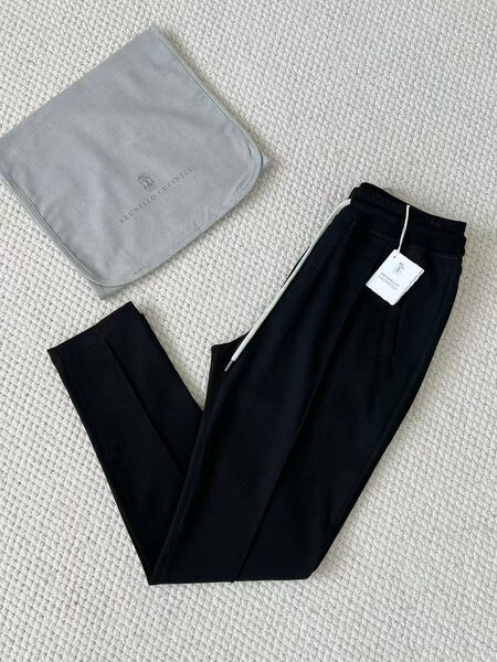 Мужской костюм Brunello Cucinelli мужской черный 173438-7