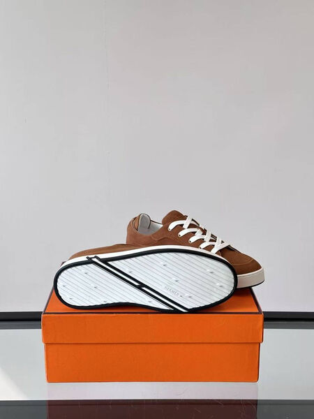Мужские кеды Hermès мужской замша 190471-5