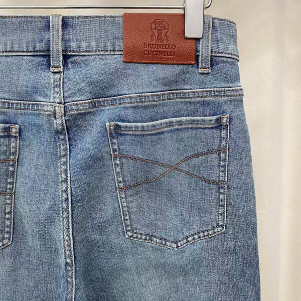 Мужские джинсы Brunello Cucinelli мужской джинса синий 191805-4