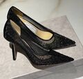 Туфли Jimmy Choo женский текстиль черный 98975-1