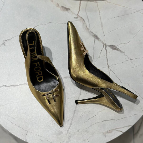 Туфли Tom Ford женский кожа бронзовый 139524-2