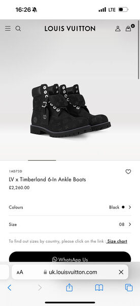 Мужские ботинки Louis Vuitton мужской нубук черный 169524-6