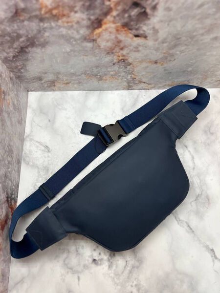 Мужская сумка слинг Bottega Veneta мужской кожа синий 113484-2