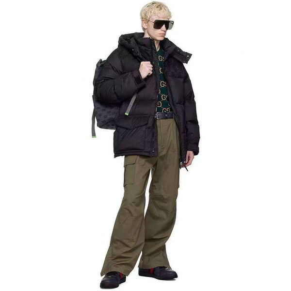 Мужской пуховик Gucci мужской черный 167338-6