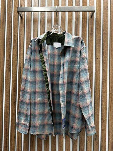 Рубашка Maison Margiela женский бирюзовый 127942-4