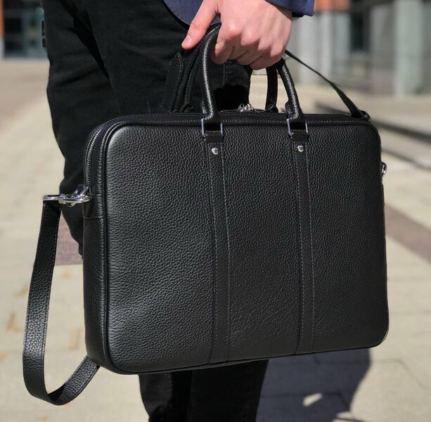 Мужской портфель Louis Vuitton мужской кожа черный 147897